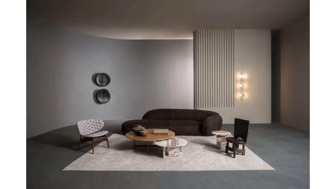 Divano in pelle Leon di Baxter