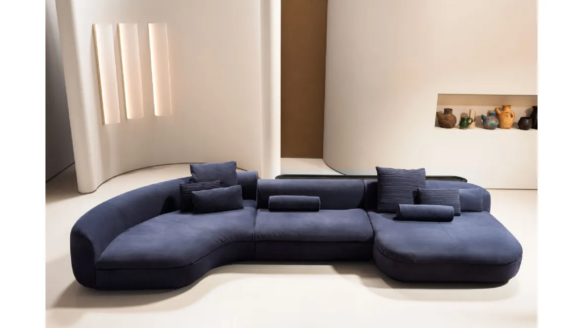 Divano con penisola Belle De Jour di Baxter