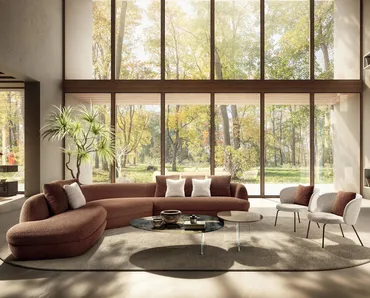 Divano angolare Biza di Lago