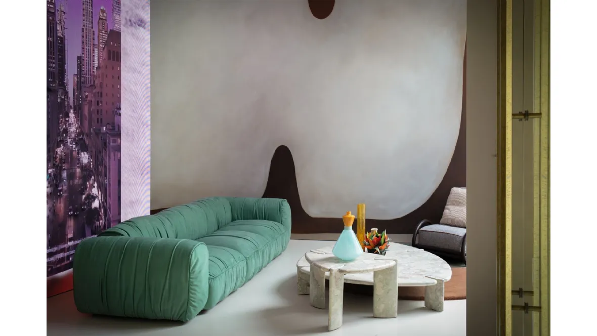 Divano in pelle Chicago di Baxter