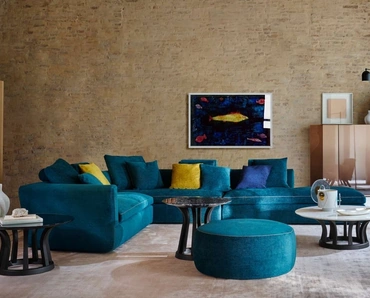 Salotto angolare in tessuto Dress-Up! di Cassina