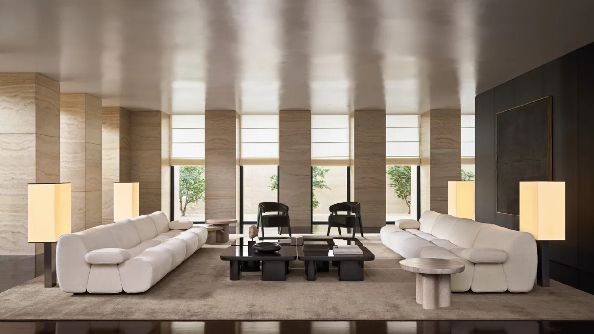 Divano lineare Ernest di Poliform