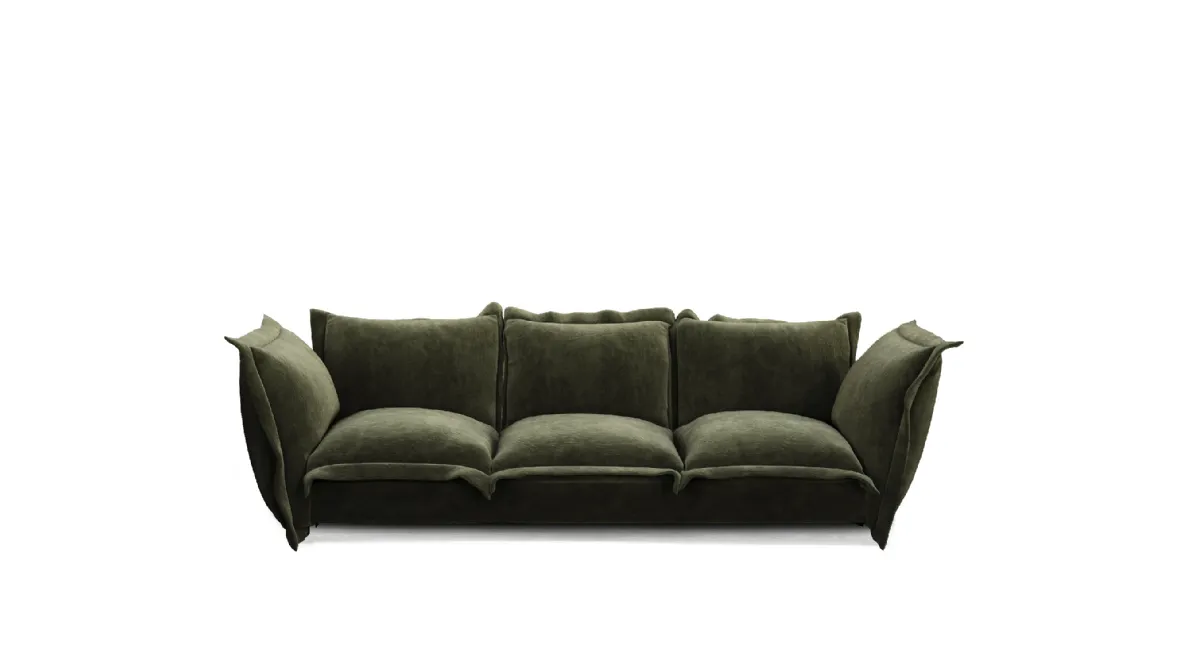 Divano di design lineare High Cloud di Moroso