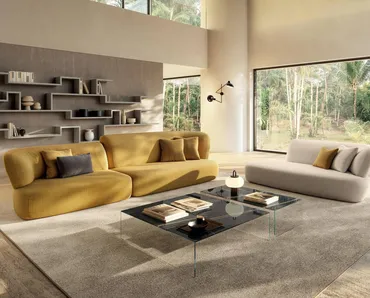 Divano lineare Londy di Lago