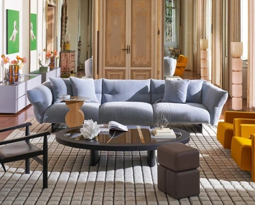 Divano lineare Mon-Cloud di Cassina