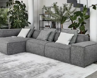 Divano con penisola Peanut BX di Bonaldo