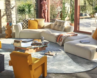 Divano con penisola Sengu Bold di Cassina