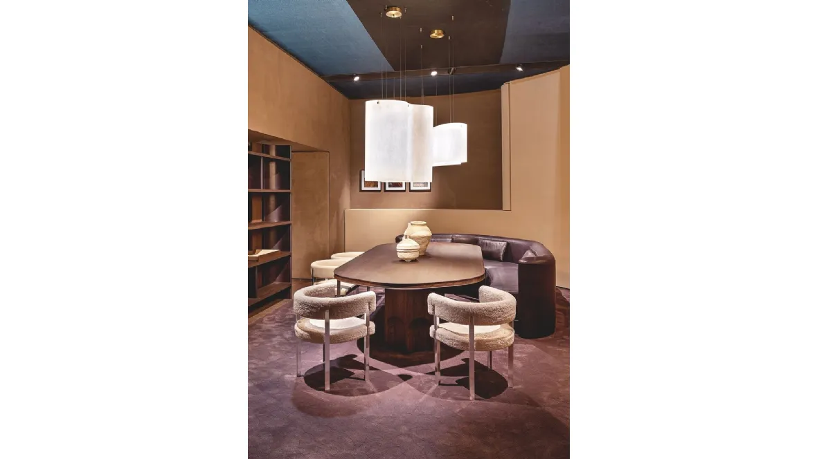 Sedia T Chair in montone di Baxter