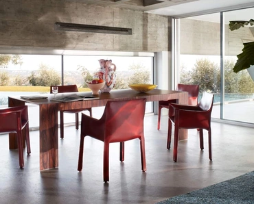 Sedia Cab 413 in pelle di Cassina
