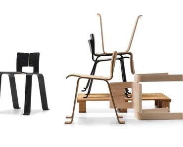 Sedia di design Ombra Tokyo in legno di Cassina
