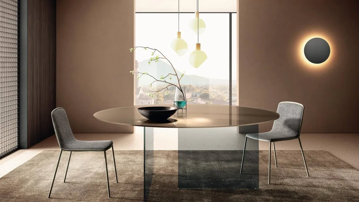 Sedia Pletra 2536 in tessuto di Lago