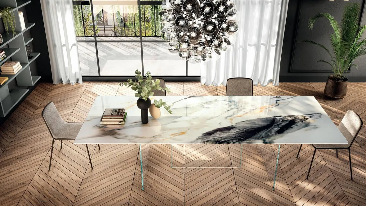 Sedia Pletra 2536 in tessuto di Lago