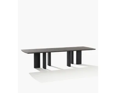 Tavolo Adrien in Olmo Nero di Poliform