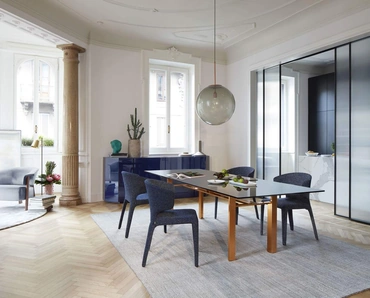 Tavolo Doge in vetro di Cassina