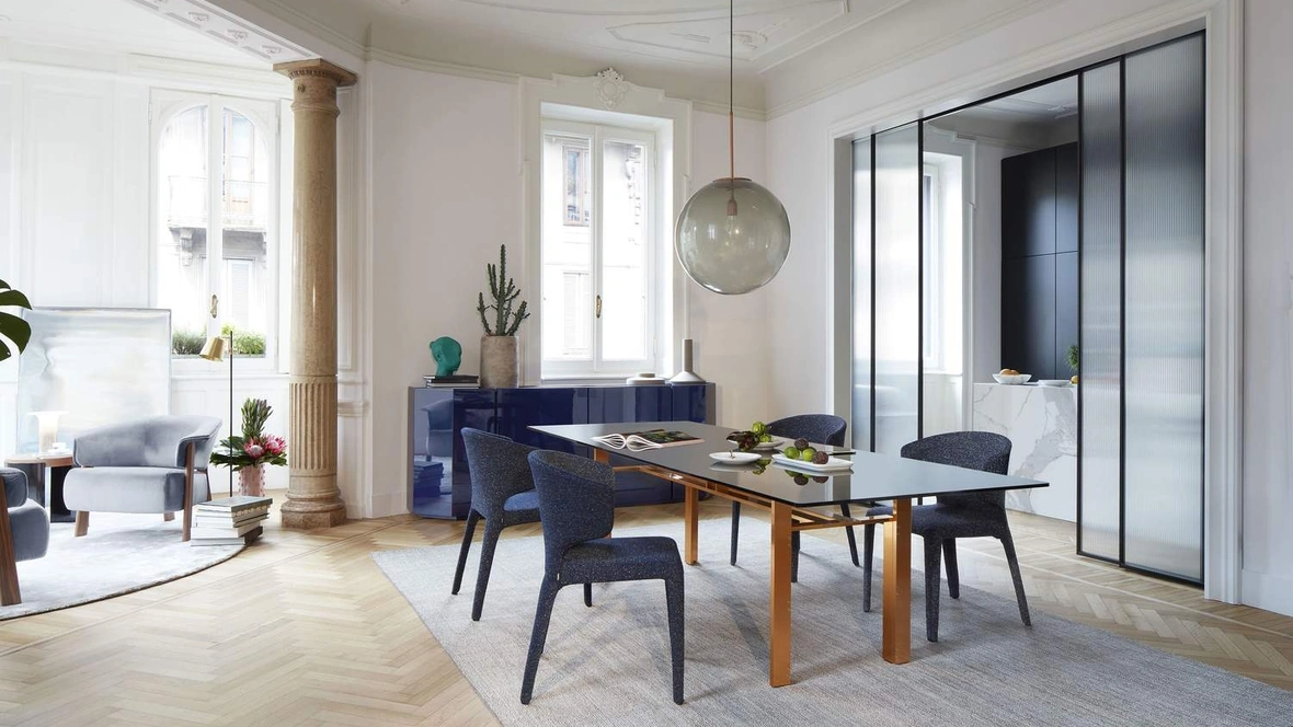 Tavolo Doge in vetro di Cassina