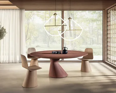 Tavolo Chapeau 2886 in resina di Lago