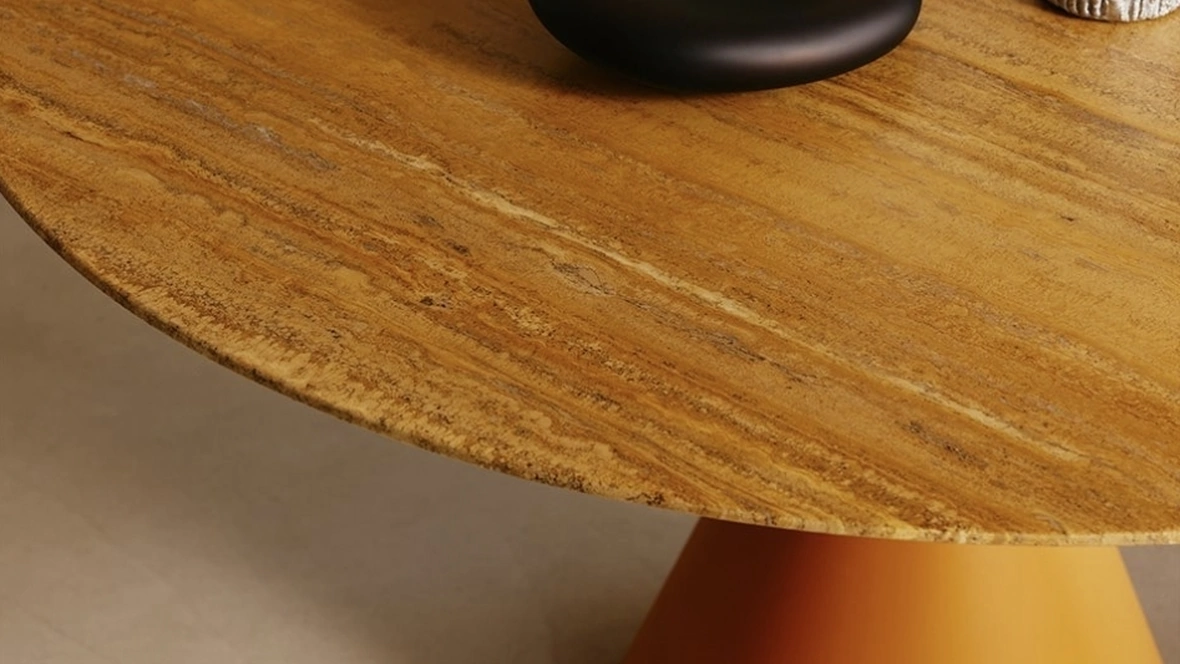 Tavolo Clay in marmo di Desalto