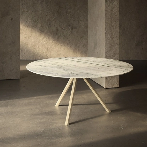 Tavolo HEB Round in marmo di Desalto