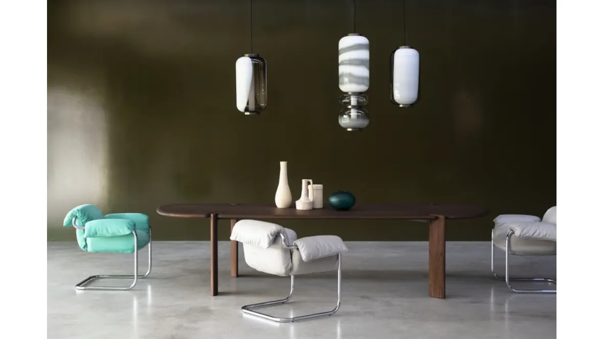 Tavolo Isamu Wood in legno massello di Baxter