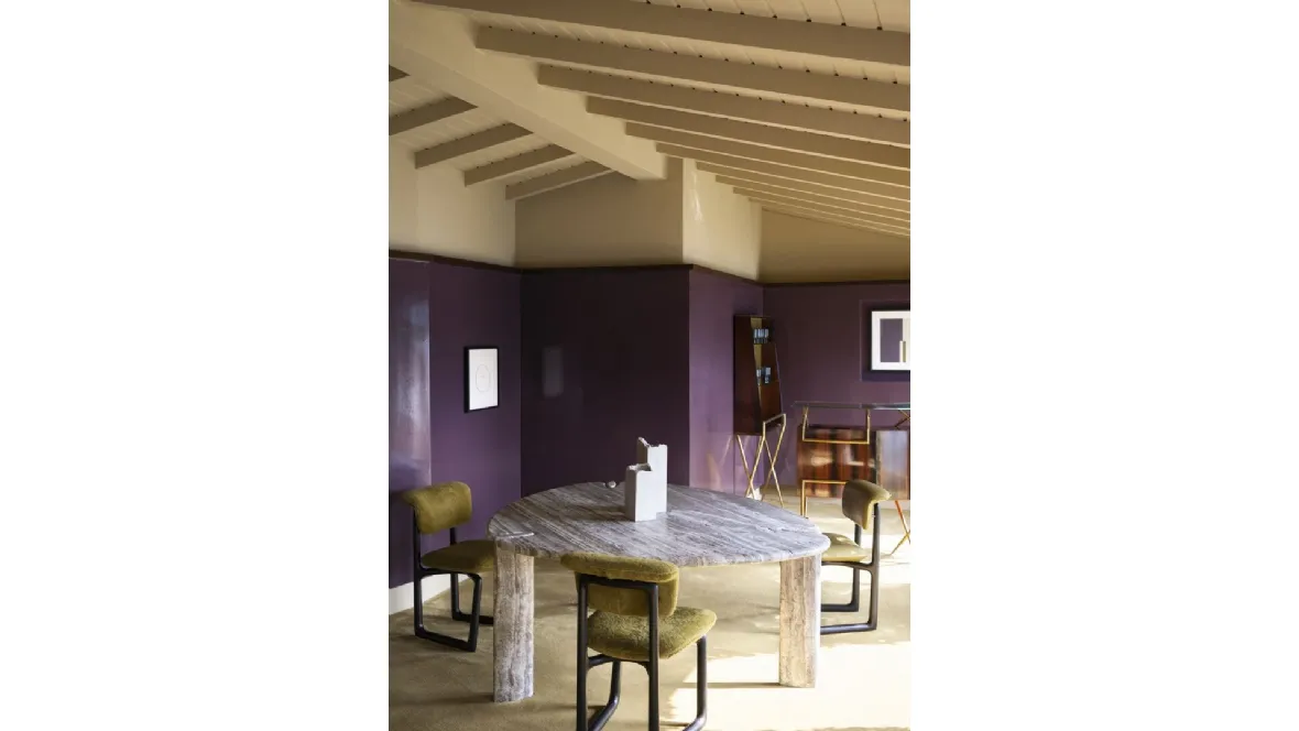 Tavolo in marmo Isamu Stone di Baxter