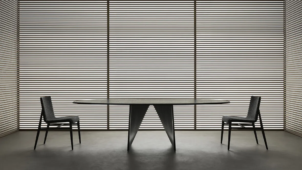 Tavolo Lambda Rovere Nero di Rimadesio