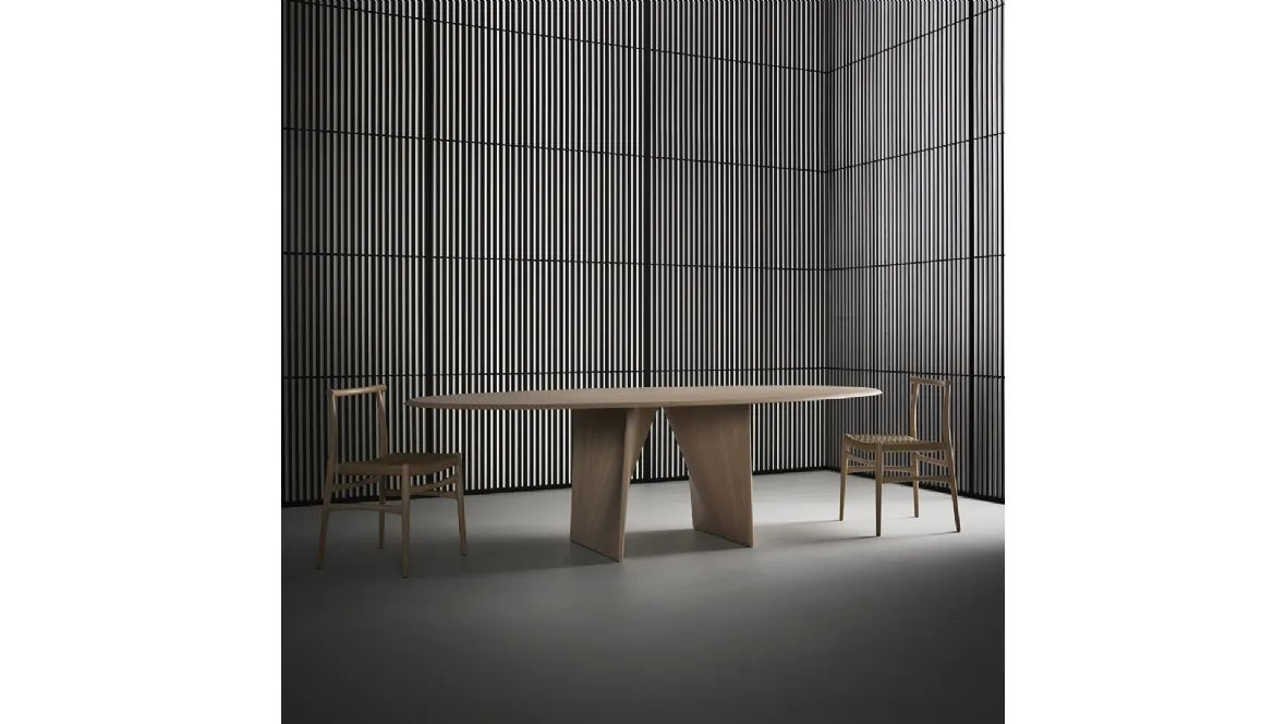 Tavolo Lambda in Rovere di Rimadesio