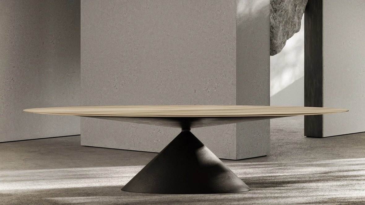 Tavolo Maxy Clay wood di Desalto