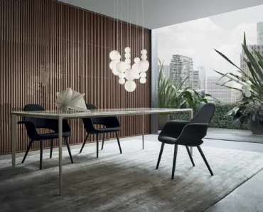 Tavolo rettangolare Long Island di Rimadesio