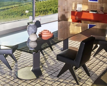 Tavolo in vetro TL59 di Cassina