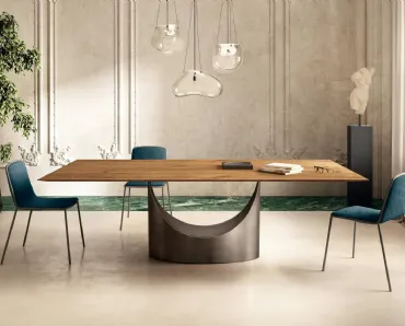 Tavolo in legno U 2490W di Lago