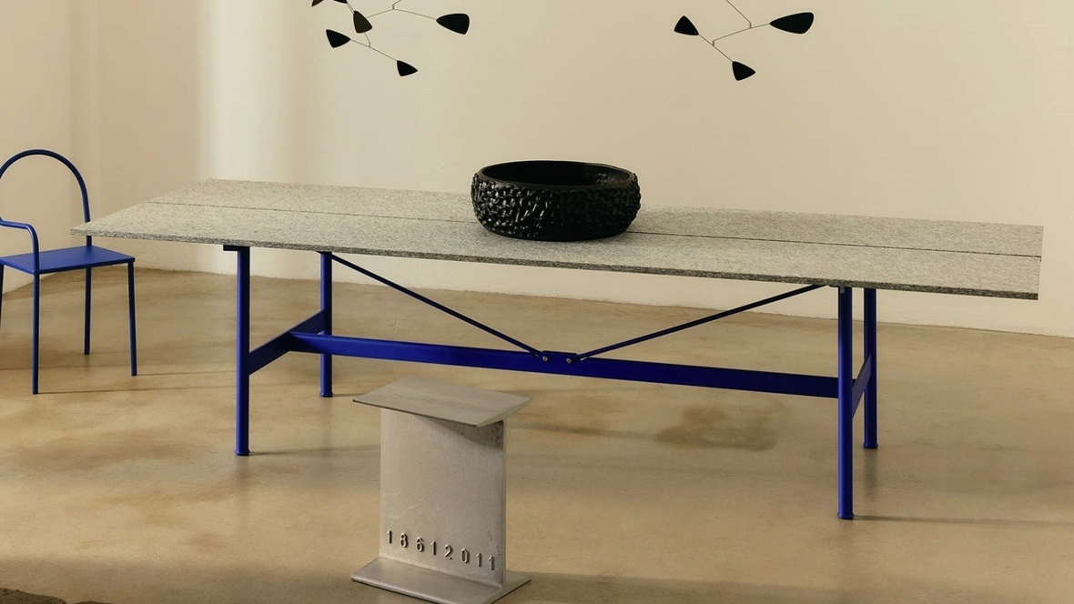 Tavolo Zinco in marmo pietra di Luserna di Desalto