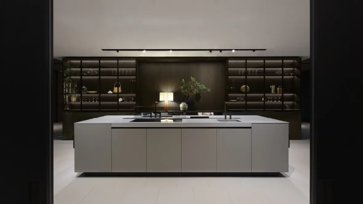 Cucina Design con isola Alea Pro 05 di Poliform