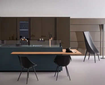 Cucina Design Artematica Soft Outline Vetro di Valcucine