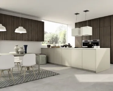 Cucina Design con penisola Arka 07 di Maistri