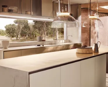 Cucina Design con isola Alea Pro 02 di Poliform