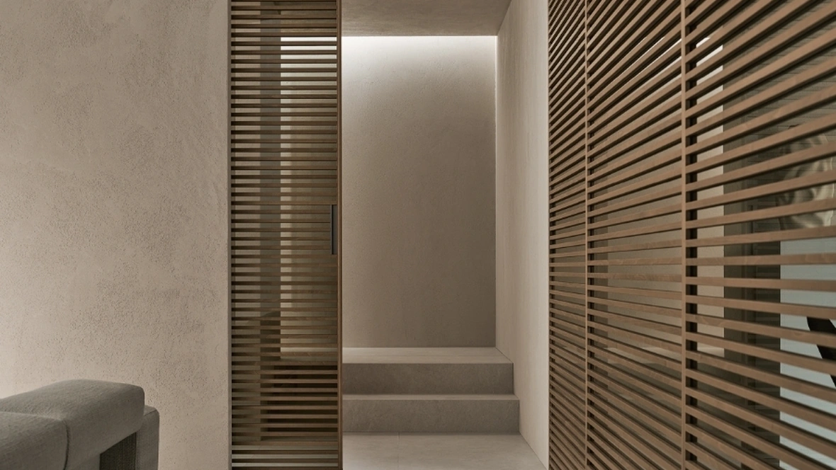 Porta per interni scorrevole Stripe di Rimadesio