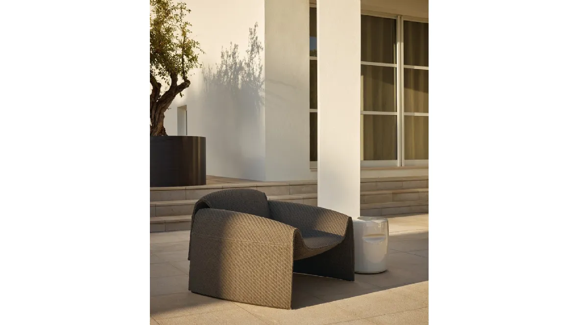 Tavolino Azu in gres smaltato di Poliform