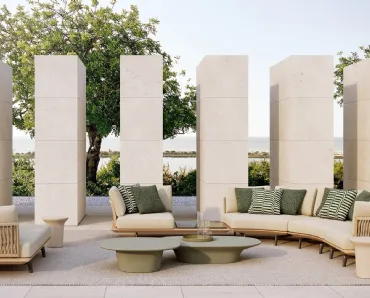 Divano componibile Lagoon di Poliform