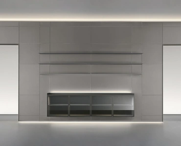 Parete divisoria Modulor Peltro di Rimadesio